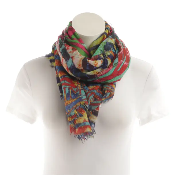 Shawl, in Multicolored, Wool, Jimmy Choo