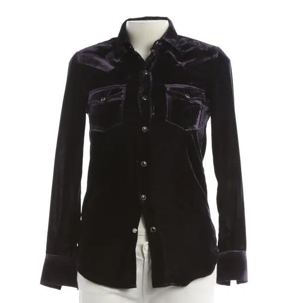 Bluse, in Lila, Viskose, Saint Laurent