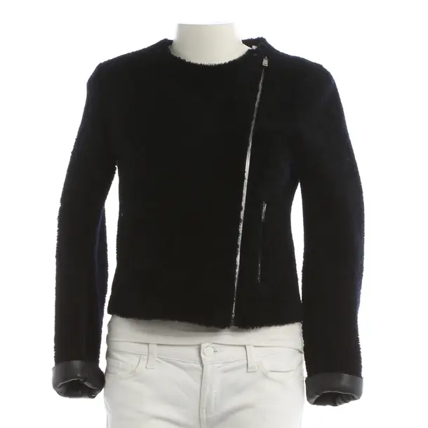 LeatherJacket, in Blue, Leather, Céline
