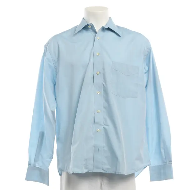 Shirt, in Blue, Cotton, Burberry London