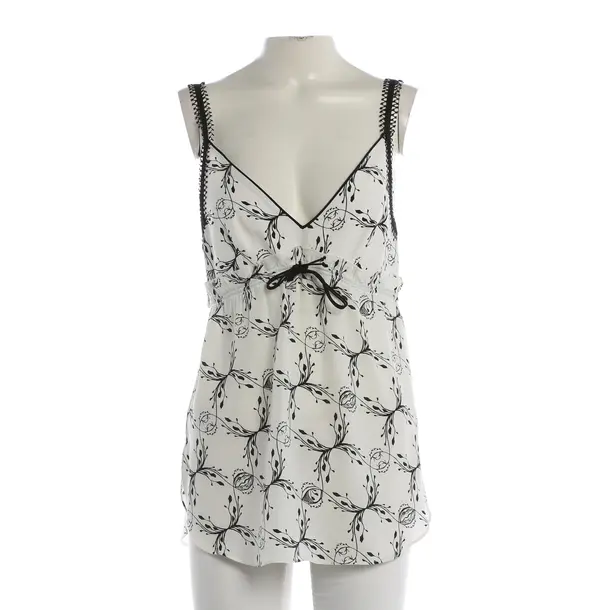 Top, in White, Viscose, Dorothee Schumacher