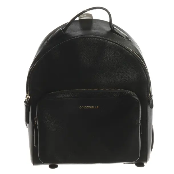 Backpack, in Black, Leather, Coccinelle