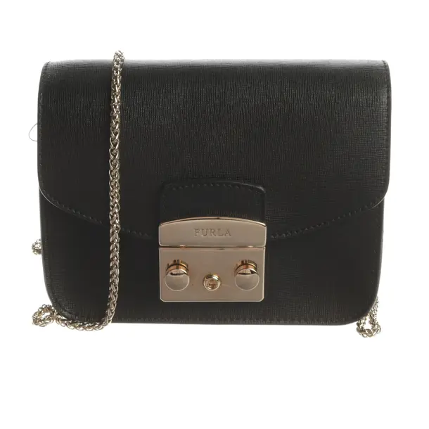 Cross Body Bag, in Black, Leather, Furla