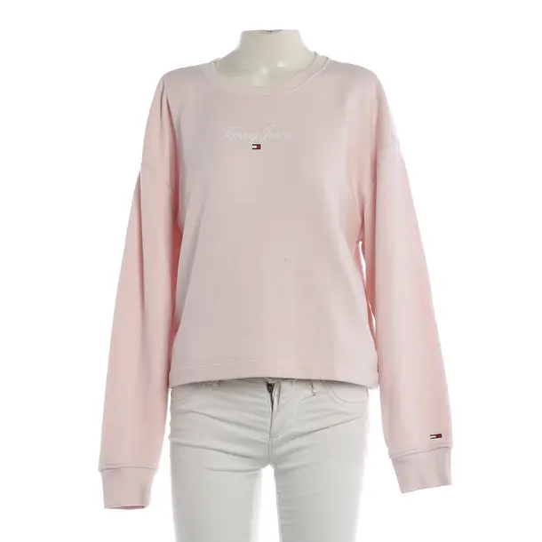 Sweatshirt, in Hellrosa, Baumwolle, Tommy Jeans