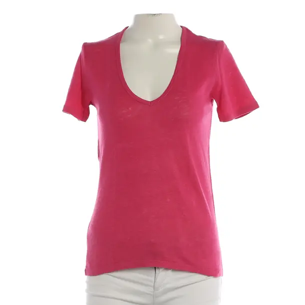 Shirt, in Pink, Linen, Closed