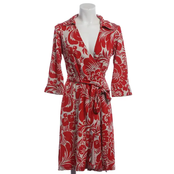 Kleid, in Rot, Baumwolle, Diane von Furstenberg