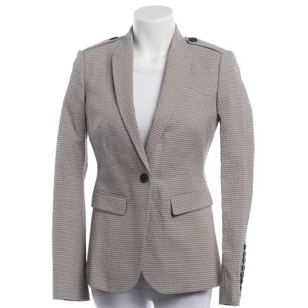 Blazer, in Gray, Cotton, Burberry