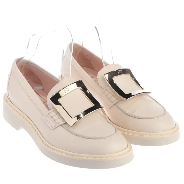 Loafers, in Beige, Roger Vivier