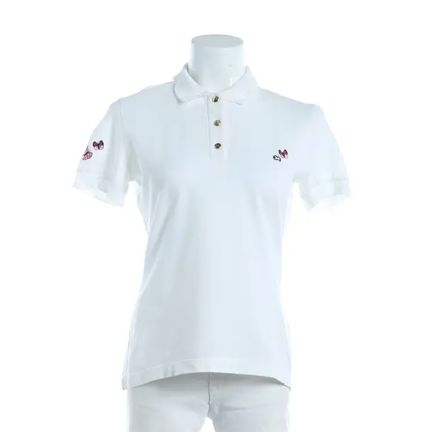 Poloshirt, in Weiß, Baumwolle, Escada