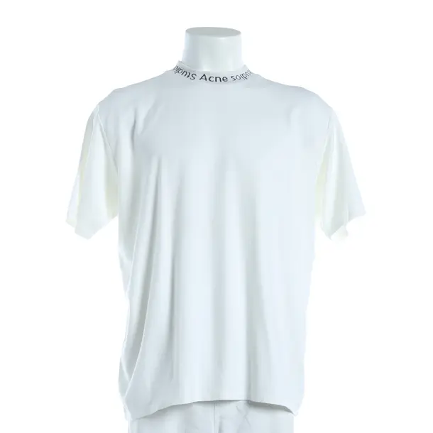 T-Shirt, in Weiß, Viskose, Acne Studios