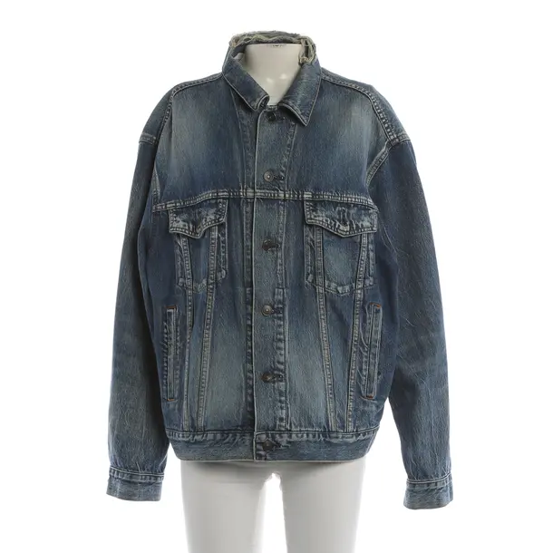 Denim Jacket, in Blue, Cotton, Balenciaga