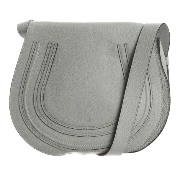 Shoulder Bag, in Light Gray, Leder, Chloé