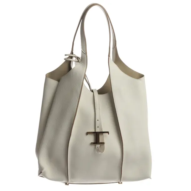 Shoulder Bag, in Beige, Leder, Tod´s
