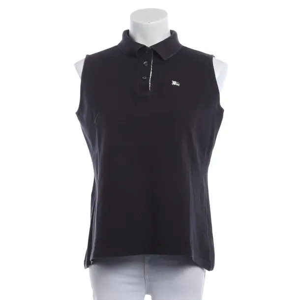 Top, in Navy, Cotton, Burberry London