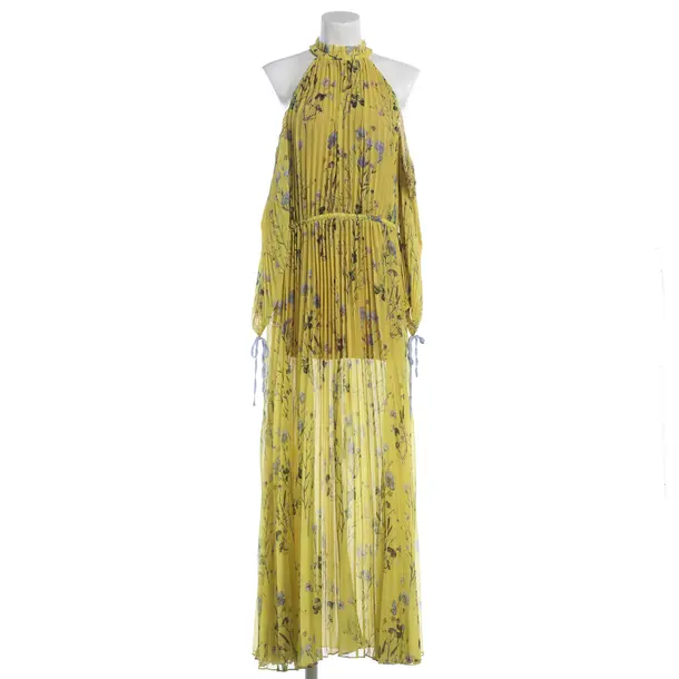 Cocktail Dress, in Yellow, Polyester, self-portrait