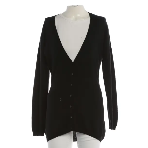 Cardigan, in Black, Cashmere, FTC Cashmere