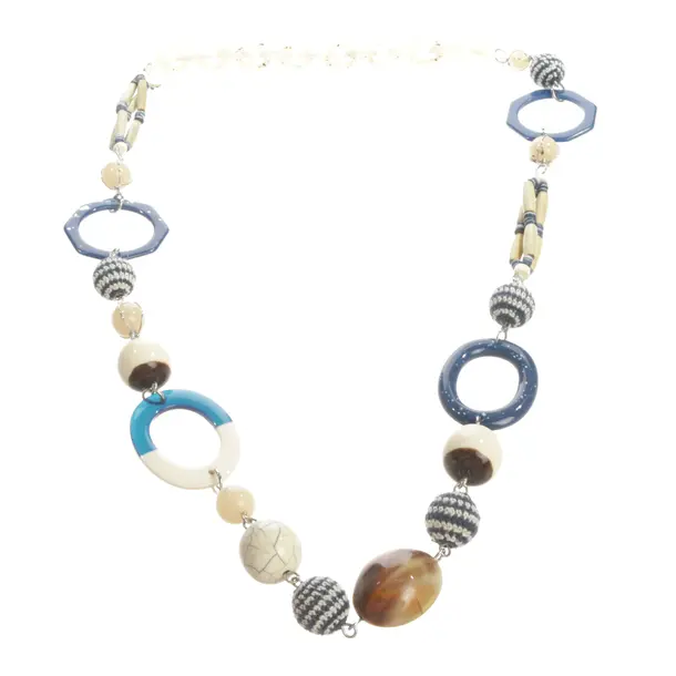 Necklace, in Multicolored, Other Fibers, Max Mara