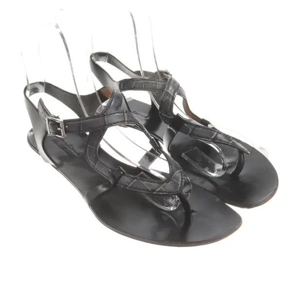 Sandalen, in Blau, Santoni