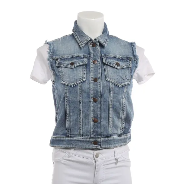 Jeans  Vest in Blue, Cotton, Marc Cain