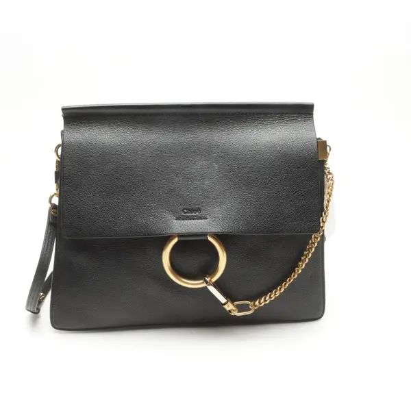 Schultertasche in Schwarz, Leder, Chloé