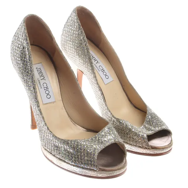 Pumps in Metallic, , Jimmy Choo