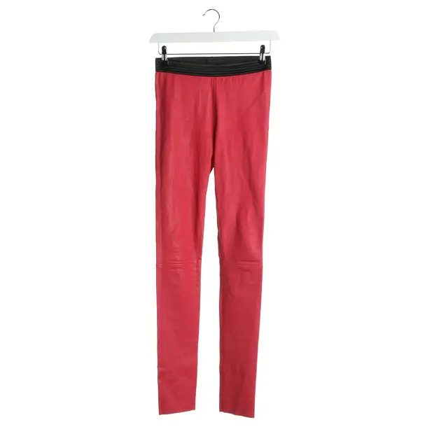 Leggings in Rosa, Leder, Drome