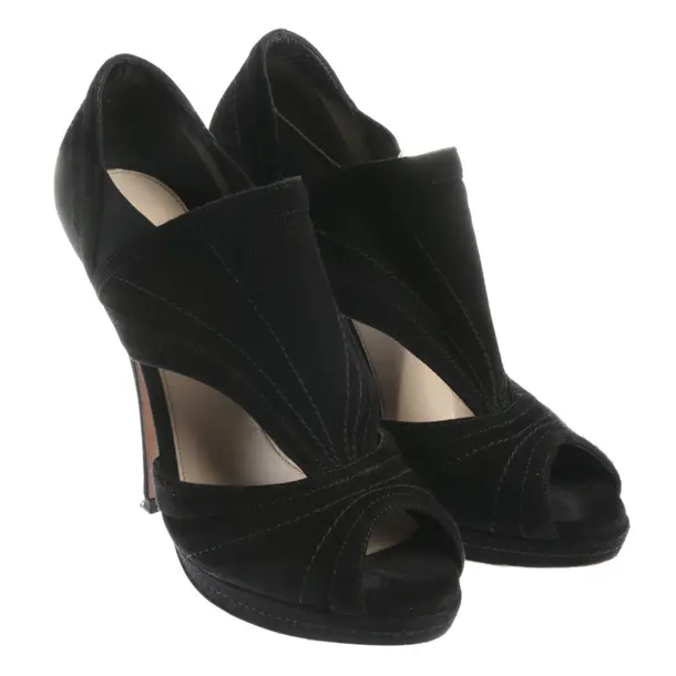 Peep Toes in Black, , Prada