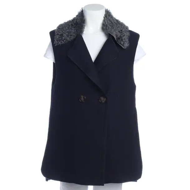 Vest in Blue, Wool, Dorothee Schumacher