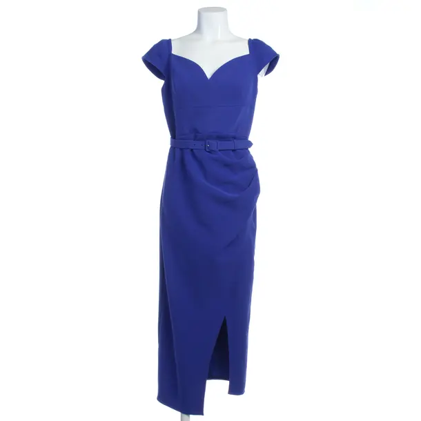 Cocktailkleid in Blau, Polyester, self-portrait
