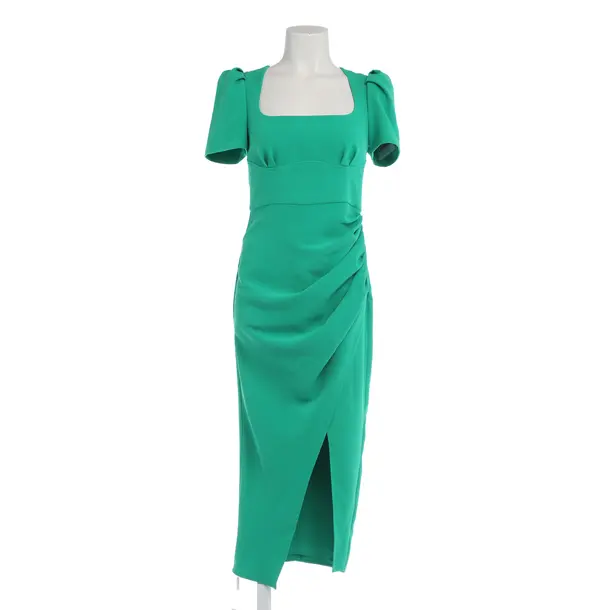 Cocktailkleid in Grün, Polyester, self-portrait