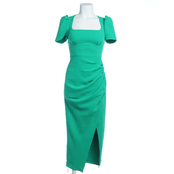 Cocktailkleid in Grün, Polyester, self-portrait