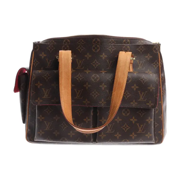 Shoulder Bag, in Light Brown, Canvas, Louis Vuitton