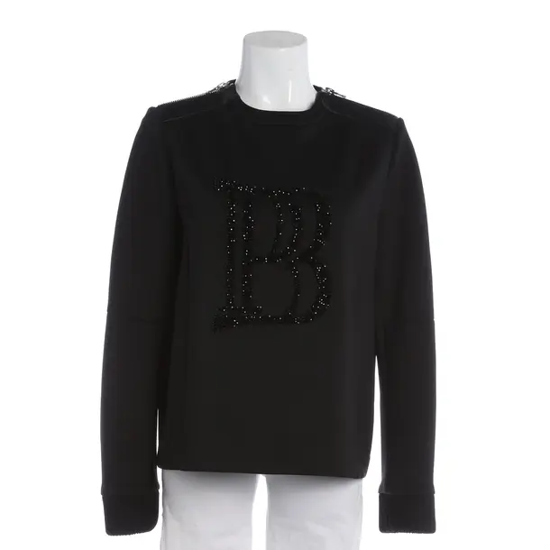 Sweatshirt, in Black, Polyester, Pierre Balmain