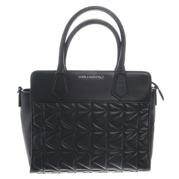 Handbag in Black, Leather, Karl Lagerfeld