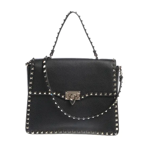 Shoulder Bag in Black, Leather, Valentino