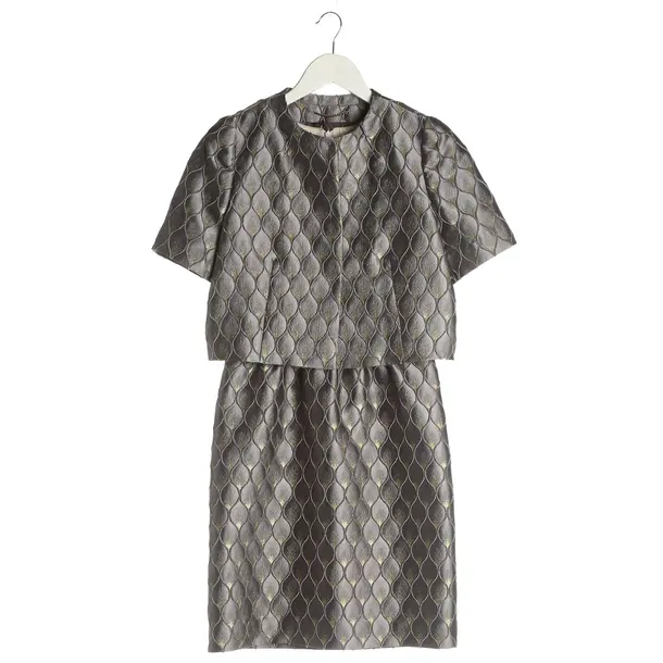 Abito da cocktail, in Grigio, Poliestere, Max Mara