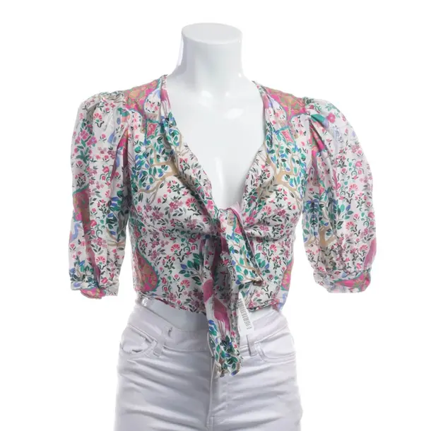 Blouse, in Multicolored, Linen, Sandro