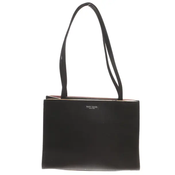 Schultertasche in Schwarz, Baumwolle, Kate Spade New York
