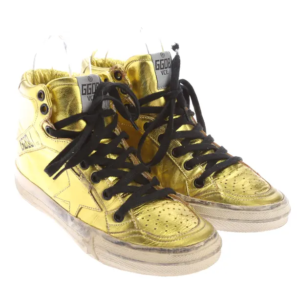 High-Top Sneakers in Metallic, , Golden Goose