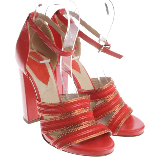 Heeled Sandals in Red, , Elie Saab