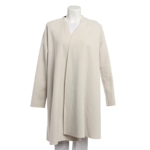 Mid-Season Coat, in Beige, Polyester, Harris Wharf London