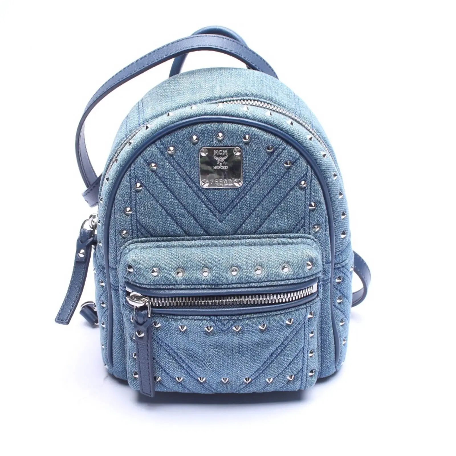 MCM Stark X Mini Rucksack in Blau