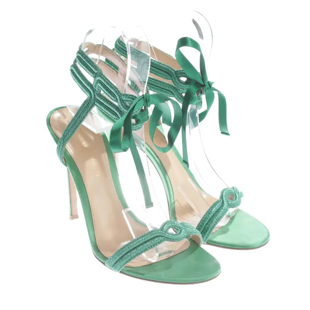 Heeled Sandals, in Green, Gianvito Rossi