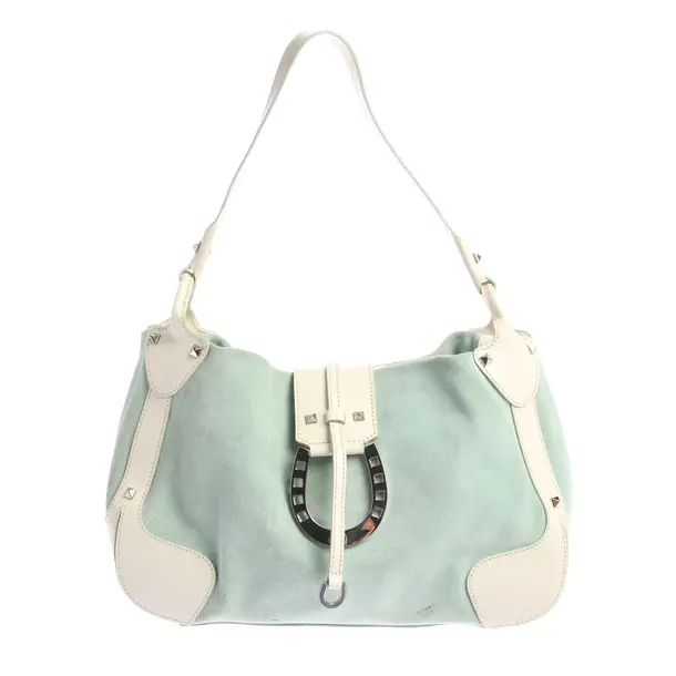Shoulder Bag in White, Leather, Aigner