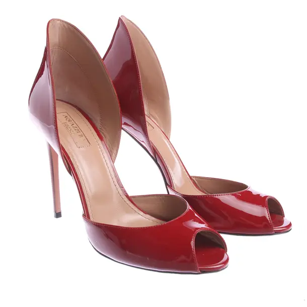 Peep Toes in Red, , Aquazzura