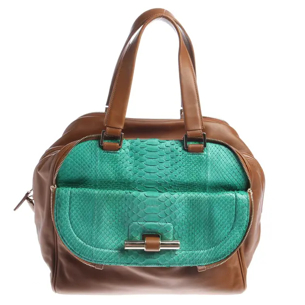 Handtasche in Braun, Leder, Jimmy Choo