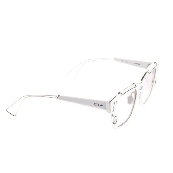 Sonnenbrille in Weiß, Kunststoff / Metall, Dior