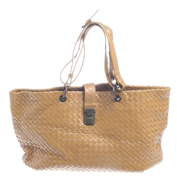 Handbag in Brown, Leather, Bottega Veneta