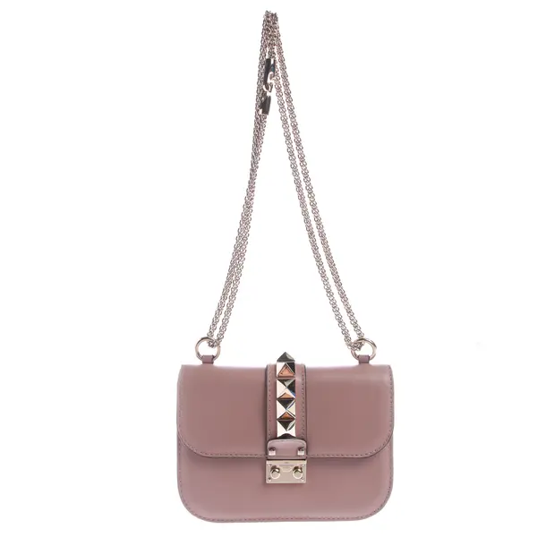 Schultertasche in Rosa, Leder, Valentino