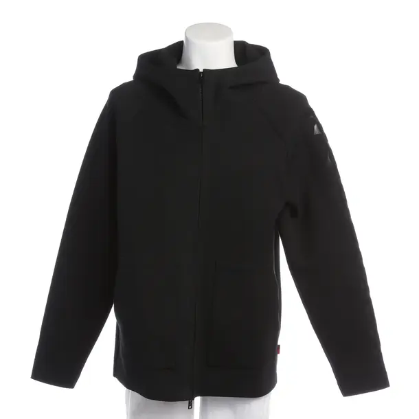 Sweatjacke in Schwarz, Baumwolle, Woolrich